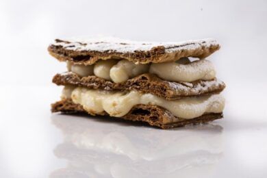 Milhojas de crema